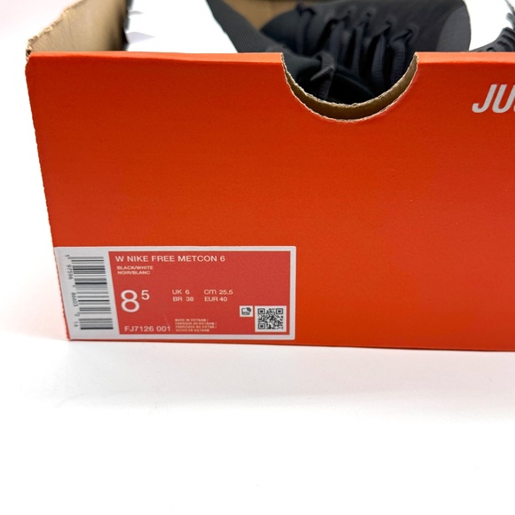 Nike Womens Free Metcon 6 Black White Shoes Sz 8.5 New Sneaker FJ7126-001 - Picture 10 of 11